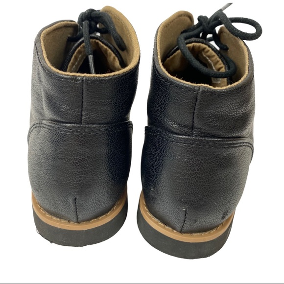 Perry Ellis America Chase Black Laceup Boots 6 - Picture 7 of 11